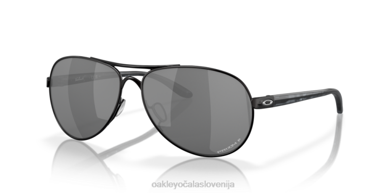 povratne informacije Oakley prizm črne polarizirane leče, polirani črni okvir 4J2B482 očala