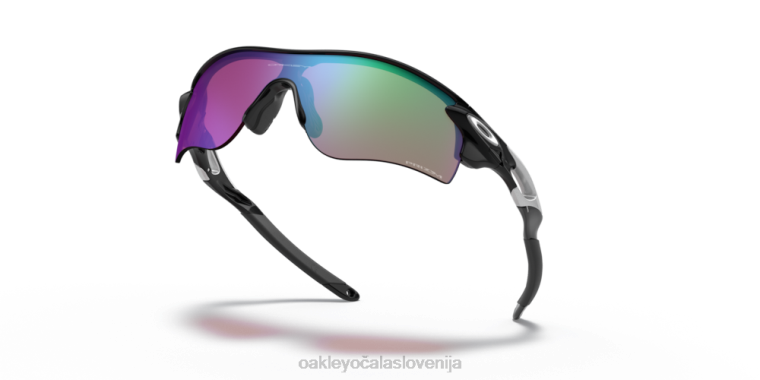 radarska zapora (prileganje nizkega mostu) Oakley leče prizm golf, poliran črn okvir 4J2B700 očala