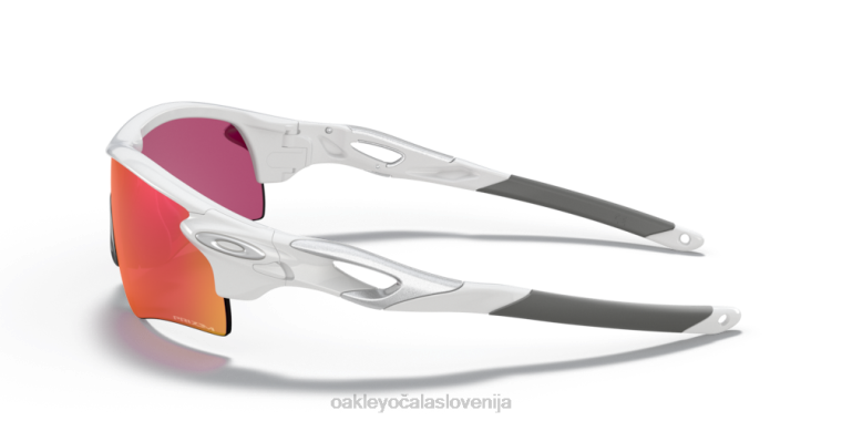 radarska zapora (prileganje nizkega mostu) Oakley poljske leče prizm, poliran bel okvir 4J2B701 očala