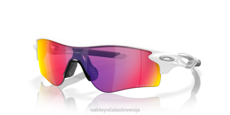 radarska zapora (prileganje nizkega mostu) Oakley prizm cestne leče, poliran bel okvir 4J2B702 očala