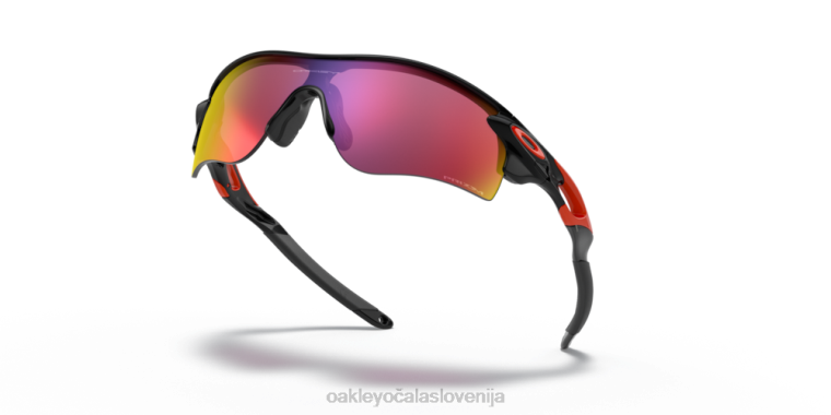 radarska zapora (prileganje nizkega mostu) Oakley prizm cestne leče, poliran črn okvir 4J2B704 očala