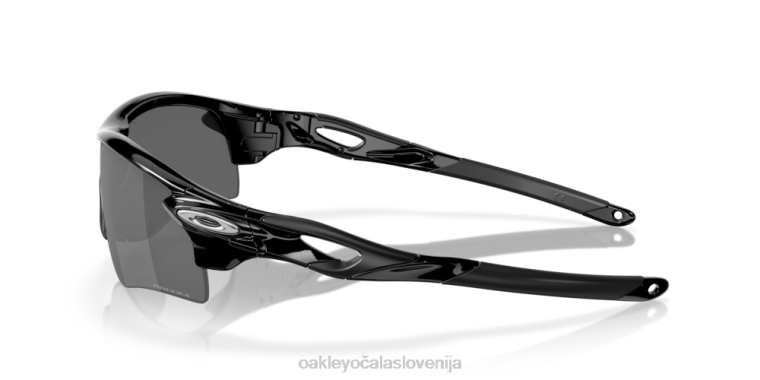 radarska zapora (prileganje nizkega mostu) Oakley prizm črne leče, poliran črn okvir 4J2B705 očala
