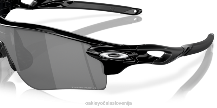 radarska zapora (prileganje nizkega mostu) Oakley prizm črne leče, poliran črn okvir 4J2B705 očala
