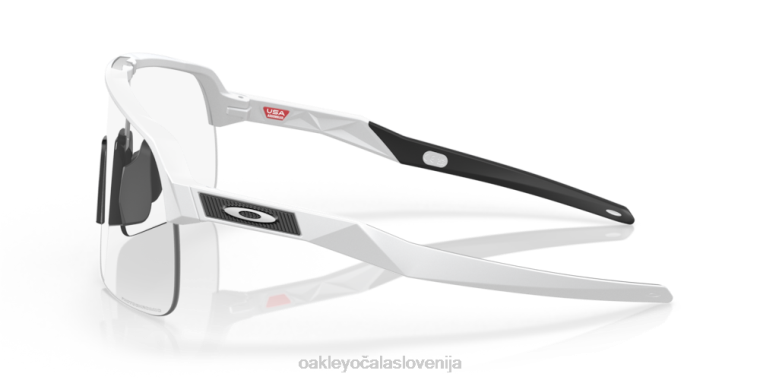 sutro lite Oakley prozorna do črna iridijeva fotokromatska stekla, mat bel okvir 4J2B231 očala