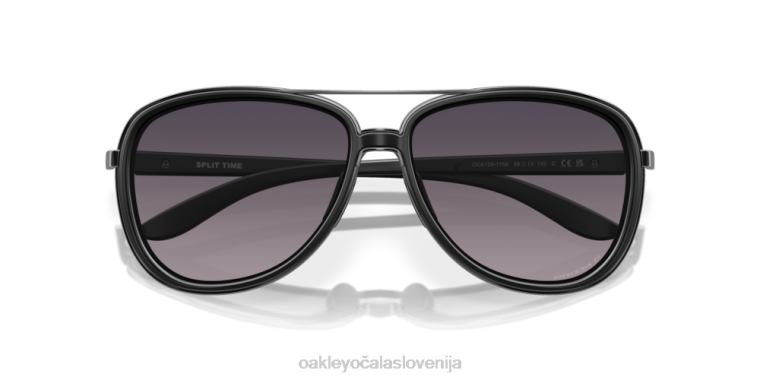 vmesni čas Oakley prizm siva gradientna stekla, žametno črn okvir 4J2B439 očala