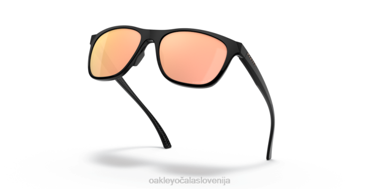 vodilna črta Oakley Prizm rose gold polarizirana stekla, poliran črn okvir 4J2B1072 očala