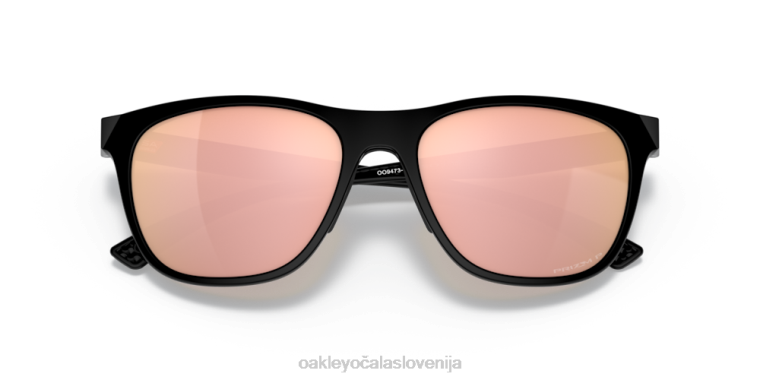 vodilna črta Oakley Prizm rose gold polarizirana stekla, poliran črn okvir 4J2B1072 očala
