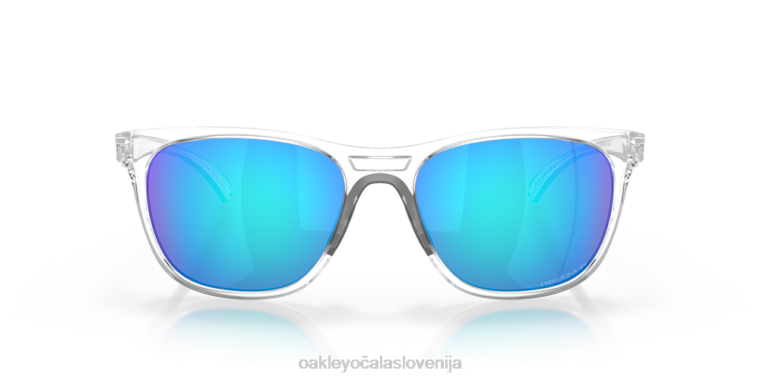 vodilna črta Oakley Prizm safirna polarizirana stekla, prozoren poliran okvir 4J2B1077 očala