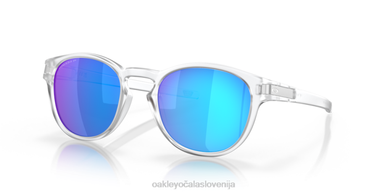 zapah (prileganje nizkega mostu) Oakley Prizm safirna polarizirana stekla, mat prozoren okvir 4J2B911 očala
