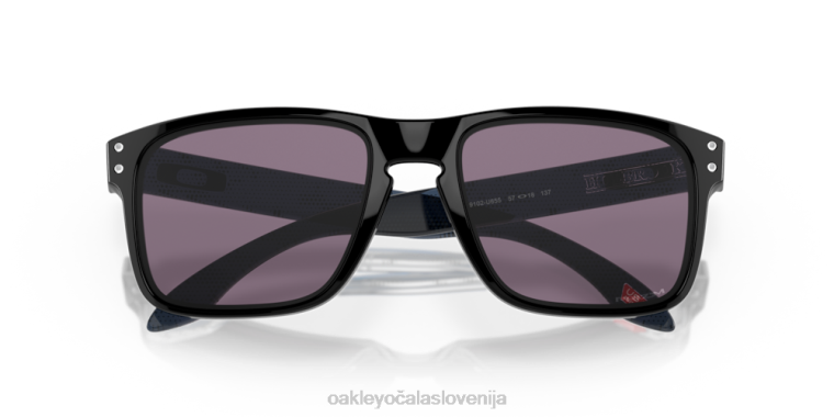 zbirka visoke ločljivosti holbrook Oakley prizm siva stekla, poliran črn okvir 4J2B624 očala