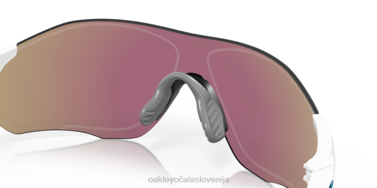 evzero pot (prileganje nizkega mostu) Oakley prizm safirna stekla, poliran bel okvir 4J2B888 očala