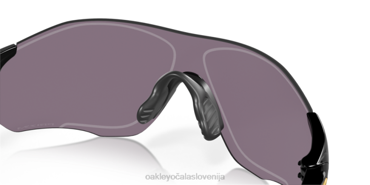 evzero pot (prileganje nizkega mostu) Oakley prizm siva stekla, poliran črn okvir 4J2B890 očala