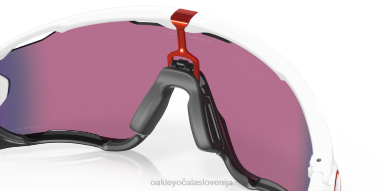 lomilec čeljusti Oakley prizm cestne leče, poliran bel okvir 4J2B399 očala