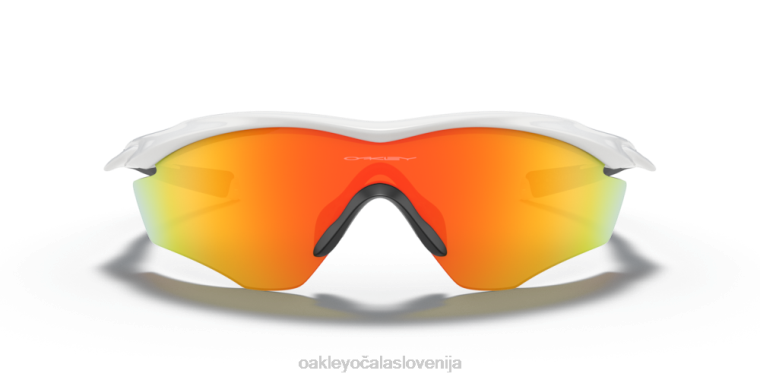 m2 okvir xl Oakley leče iz ognjenega iridija, poliran bel okvir 4J2B175 očala