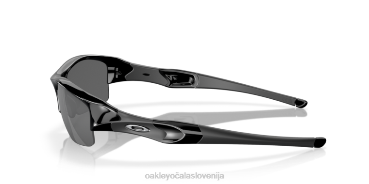 neprebojni jopič Oakley črne iridijeve leče, jet črn okvir 4J2B547 očala