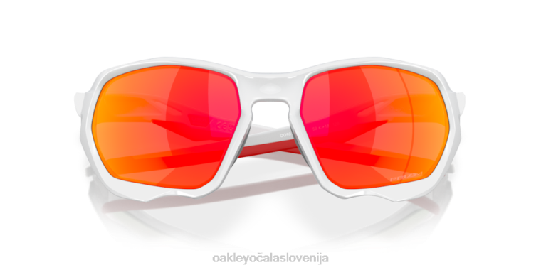 plazma (prileganje nizkega mostu) Oakley prizm ruby ​​leče, poliran bel okvir 4J2B588 očala