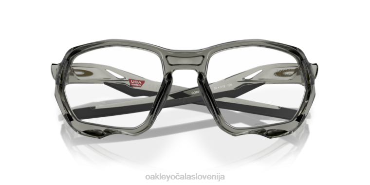 plazma (prileganje nizkega mostu) Oakley prozorna do črna fotokromatična iridijeva stekla, okvir s sivim črnilom 4J2B585 očala