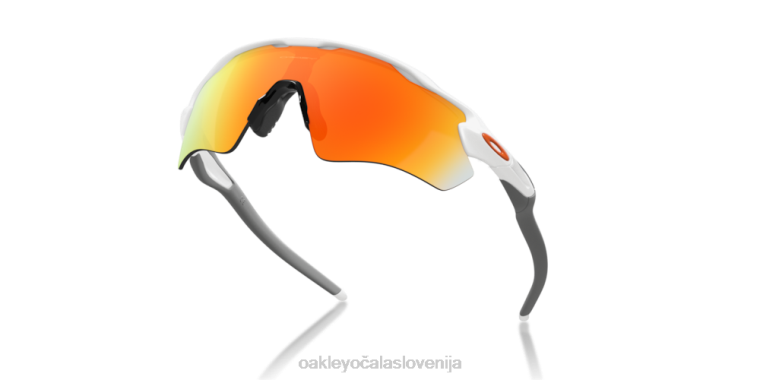 radar ev pot Oakley leče iz ognjenega iridija, poliran bel okvir 4J2B26 očala