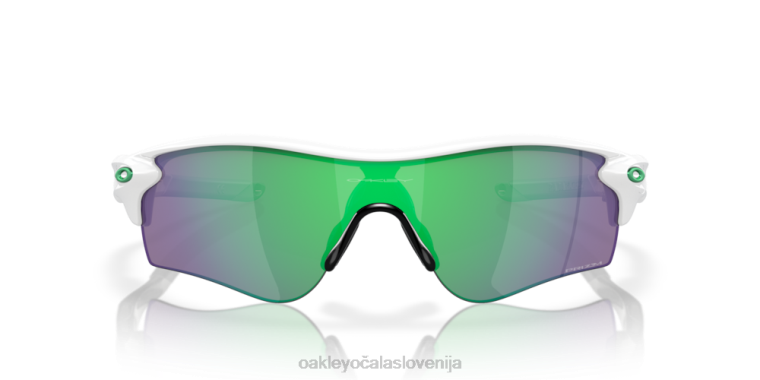 radarska zapora (prileganje nizkega mostu) Oakley prizm jade leče, poliran bel okvir 4J2B707 očala