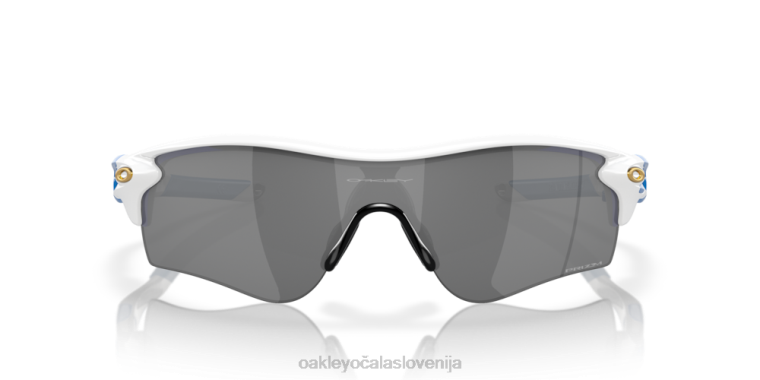 radarska zapora (prileganje nizkega mostu) Oakley prizm črne leče, poliran bel okvir 4J2B709 očala