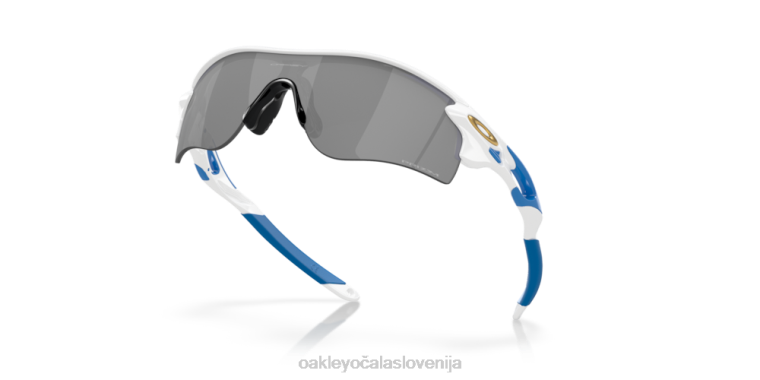 radarska zapora (prileganje nizkega mostu) Oakley prizm črne leče, poliran bel okvir 4J2B709 očala