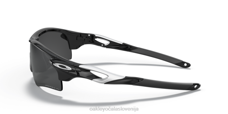 radarska zapora (prileganje nizkega mostu) Oakley prizm črne polarizirane leče, polirani črni okvir 4J2B712 očala