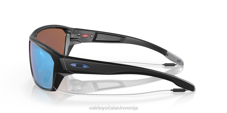 razdeljen strel Oakley Prizm deep water polarizirana stekla, mat črn okvir 4J2B299 očala