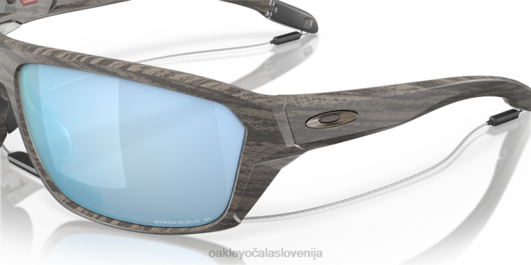 split shot woodgrain zbirka Oakley Prizm deep water polarizirana stekla, leseni okvir 4J2B300 očala