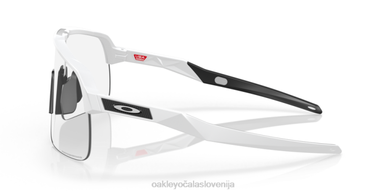 sutro lite (prileganje nizkega mostu) Oakley prozorna do črna iridijeva fotokromatska stekla, mat bel okvir 4J2B454 očala