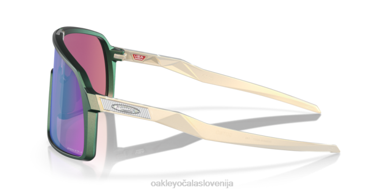 sutro (low bridge fit) odkrijte zbirko Oakley Prizm Road Jade leče, mat srebrno zelen barvni okvir 4J2B927 očala