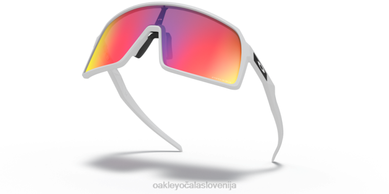 sutro (nizek most) Oakley prizm cestne leče, mat bel okvir 4J2B467 očala