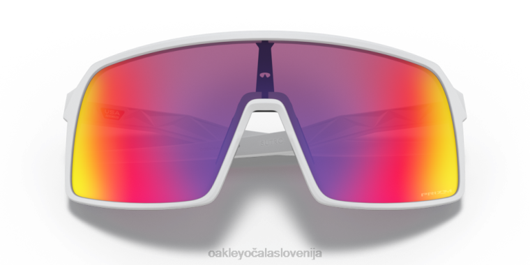 sutro (nizek most) Oakley prizm cestne leče, mat bel okvir 4J2B467 očala