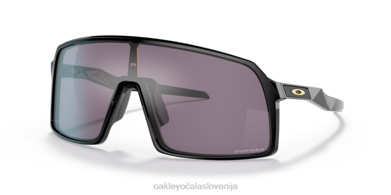 sutro (nizek most) Oakley prizm siva stekla, poliran črn okvir 4J2B474 očala