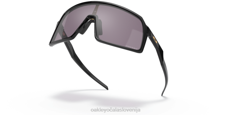 sutro (nizek most) Oakley prizm siva stekla, poliran črn okvir 4J2B474 očala