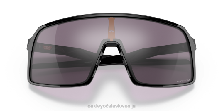 sutro (nizek most) Oakley prizm siva stekla, poliran črn okvir 4J2B474 očala