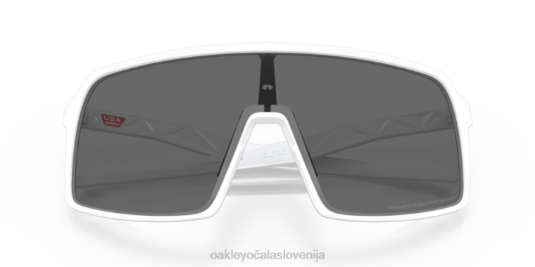sutro (nizek most) Oakley prozorna do črna iridijeva fotokromatska stekla, mat bel okvir 4J2B476 očala