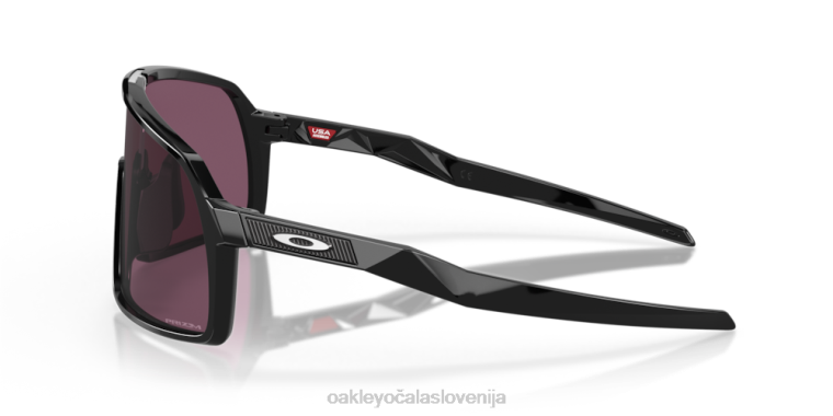 sutro s Oakley prizm cestne črne leče, poliran črn okvir 4J2B272 očala