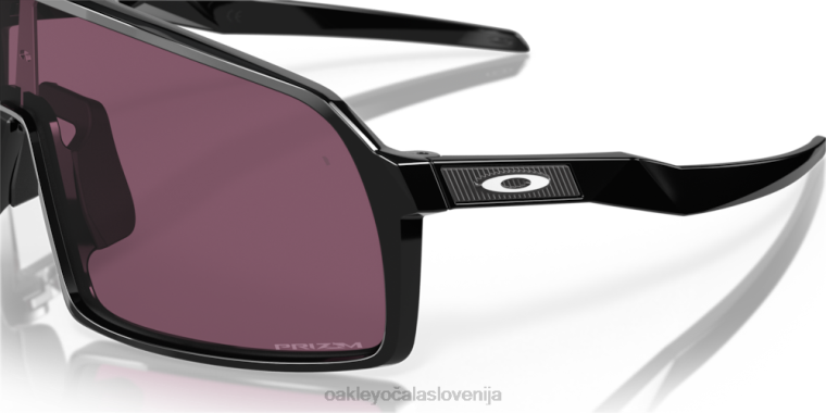 sutro s Oakley prizm cestne črne leče, poliran črn okvir 4J2B272 očala