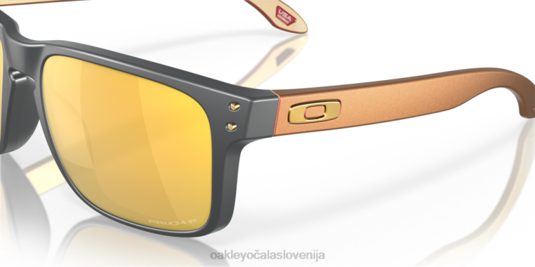 Holbrook Oakley polarizirana stekla prizm 24k, mat karbonski okvir 4J2B72 očala
