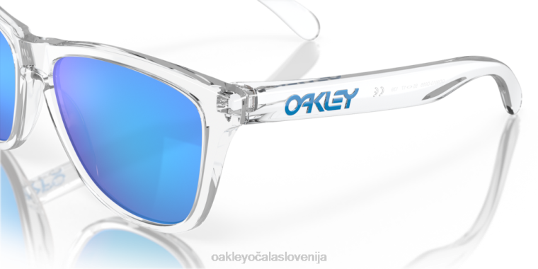 žabje kože Oakley prizm safirna stekla, kristalno čist okvir 4J2B110 očala
