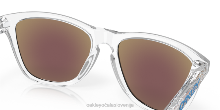žabje kože Oakley prizm safirna stekla, kristalno čist okvir 4J2B110 očala