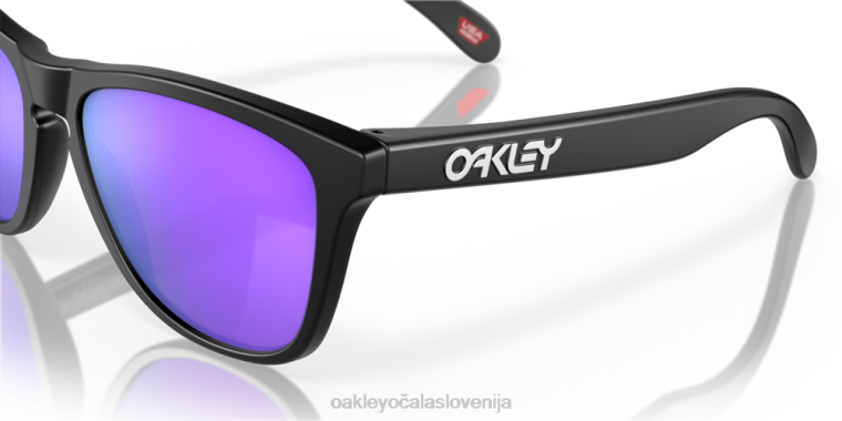 žabje kože Oakley prizm vijolične leče, mat črn okvir 4J2B113 očala