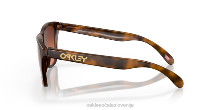 žabje kože (nizek most) Oakley prizm rjave gradientne leče, mat rjav želvast okvir 4J2B820 očala