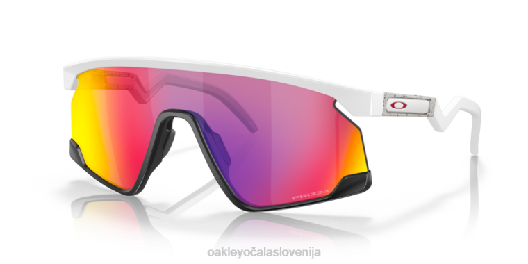 bxtr Oakley prizm cestne leče, mat bel okvir 4J2B102 očala