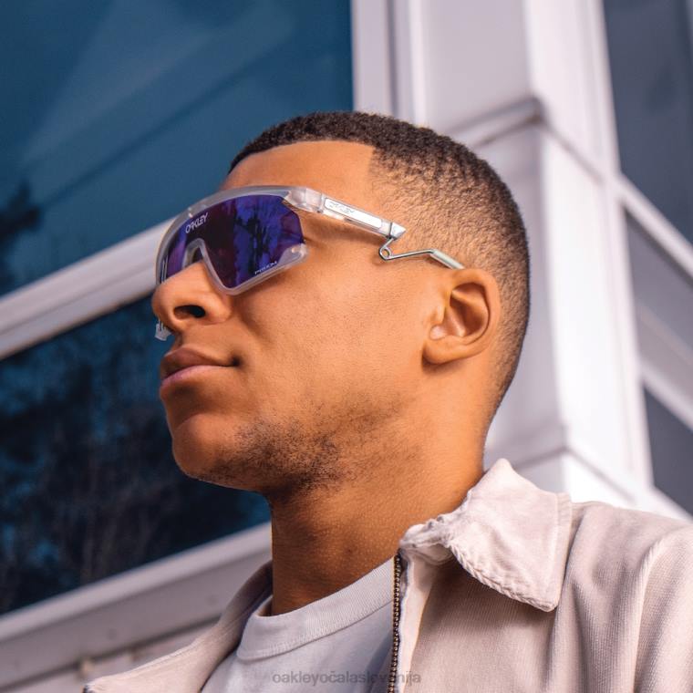 bxtr kovina Oakley prizm vijolične leče, mat prozoren okvir 4J2B94 očala