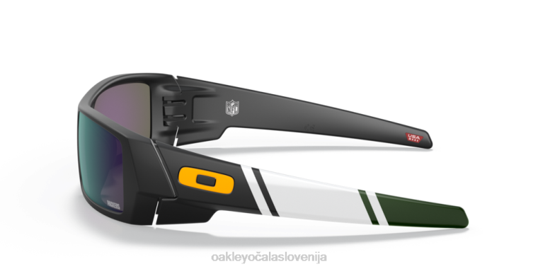 green bay packers gascan Oakley leče prizm jade, mat črn okvir 4J2B555 očala