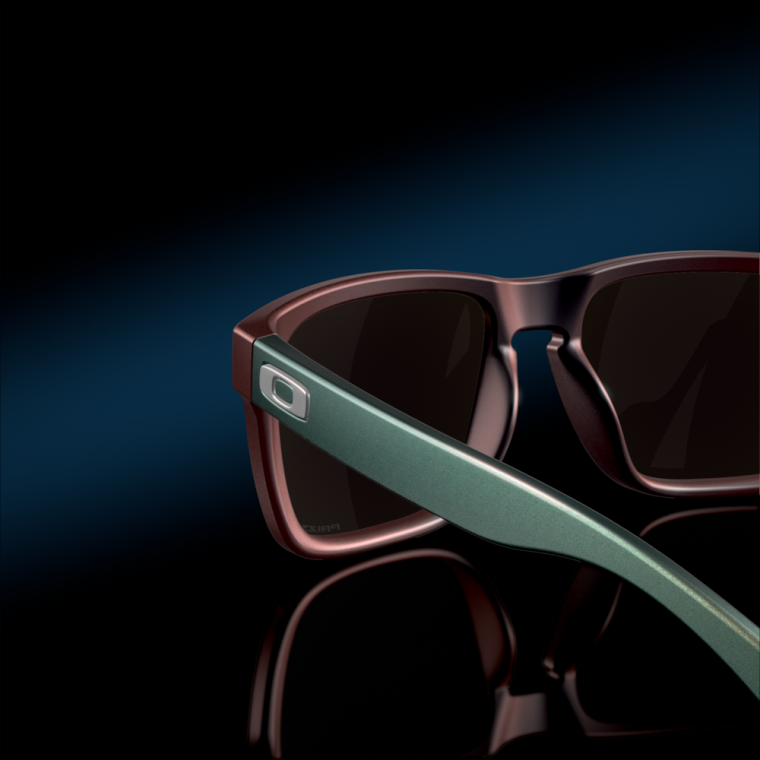 holbrook (low bridge fit) zbirka verve Oakley prizm safirna stekla, mat črno/rdeč barvni okvir 4J2B807 očala