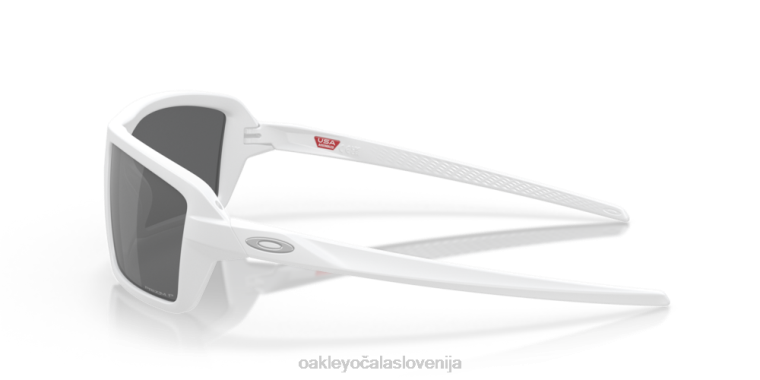 kabli Oakley Prizm črna polarizirana stekla, mat bel okvir 4J2B674 očala