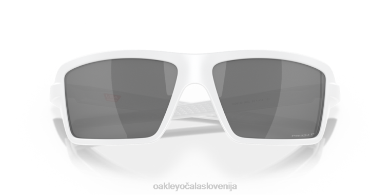 kabli Oakley Prizm črna polarizirana stekla, mat bel okvir 4J2B674 očala