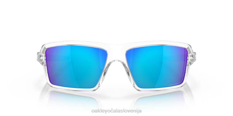 kabli Oakley Prizm safirna polarizirana stekla, prozoren poliran okvir 4J2B669 očala